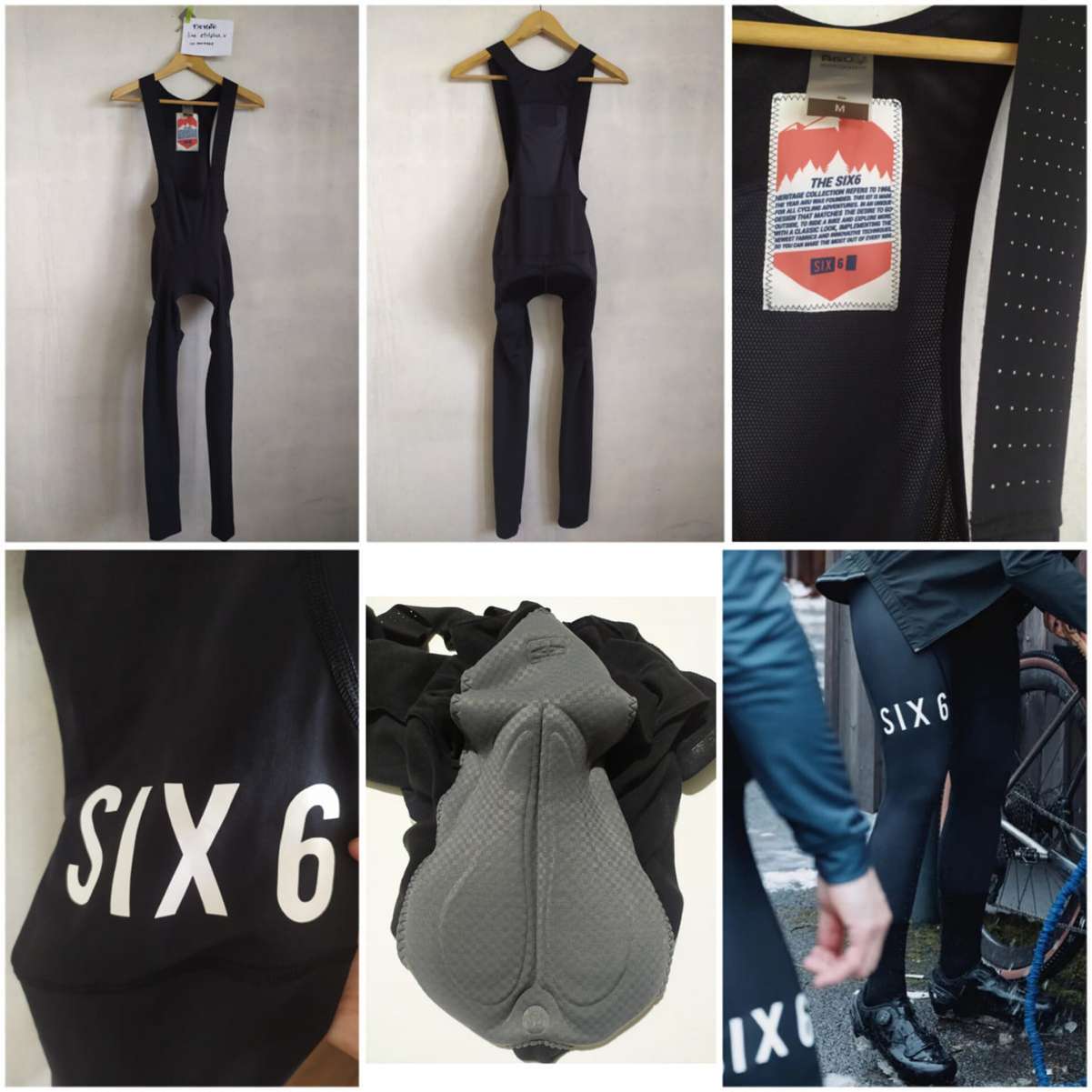 เอี๊ยมปั่นจักรยาน AGU แบรนด์เนเธอร์แลนด์ แท้<br /><br /><br />- รุ่น AGU BIG TIGHTS SIX6 WINTER III<br />- made in PORTUGAL<br />- size M<br />- ตารางไซส์ M<br />รอบอก ( Chest ) : 96-100 cm. ( 37.795 - 39.370 นิ้ว )<br />เอว ( Waist) : 87-90 cm. ( 34.251 - 35.433 นิ้ว )<br />สะโพก ( Hips ) : 96-100 cm. ( 37.795 - 39.370 นิ้ว )<br />- เป้า Elastic Interface ( Italy ) x AGU ยังใหม่แน่นๆ<br />- ผ้า 53% Polyamide / 31% Polyester / 16% Elastane<br />- ปลายขาแถบซิลิโคนหนึบๆ<br />- มือสอง สะอาด สภาพดี ( ดูเหมือนใหม่ ) ไม่ขาดไม่รูไม่ย้วย พร้อมใช้งาน<br /><br /><br />ขาย 1,500 บาท<br />ส่งลงทะเบียน +40 บาท / ส่งอีเอ็มเอส +60 บาท<br /><br />* ตอนออกใหม่ 97 ยูโร ( 3,800 บาท )