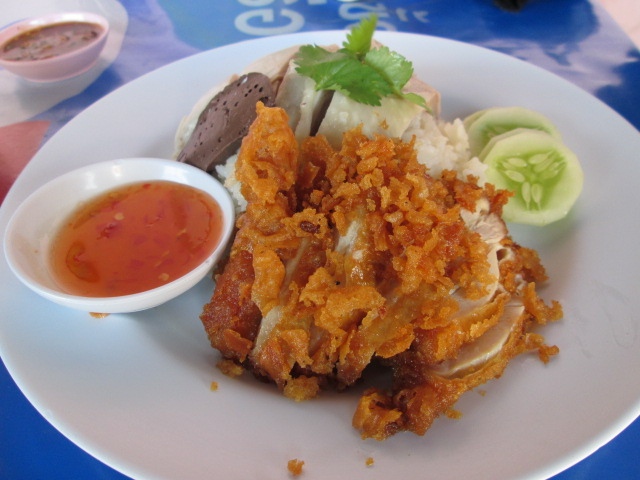 21 เเฟนสั่งข้าวมันไก่ต้ม+ทอด.JPG
