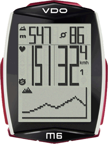 Cyclecomputing M6 3,800.-<br />มีฟังก์ชั่นวัดความชัน<br />(ใช้กับ Heart Rate / Cadence)