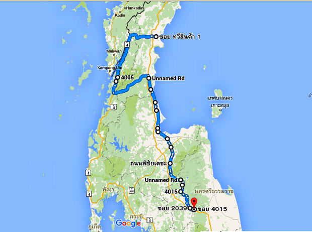 แผนที่เส้นทางปั่น ชุมพร-ทุ่งสง ..jpg