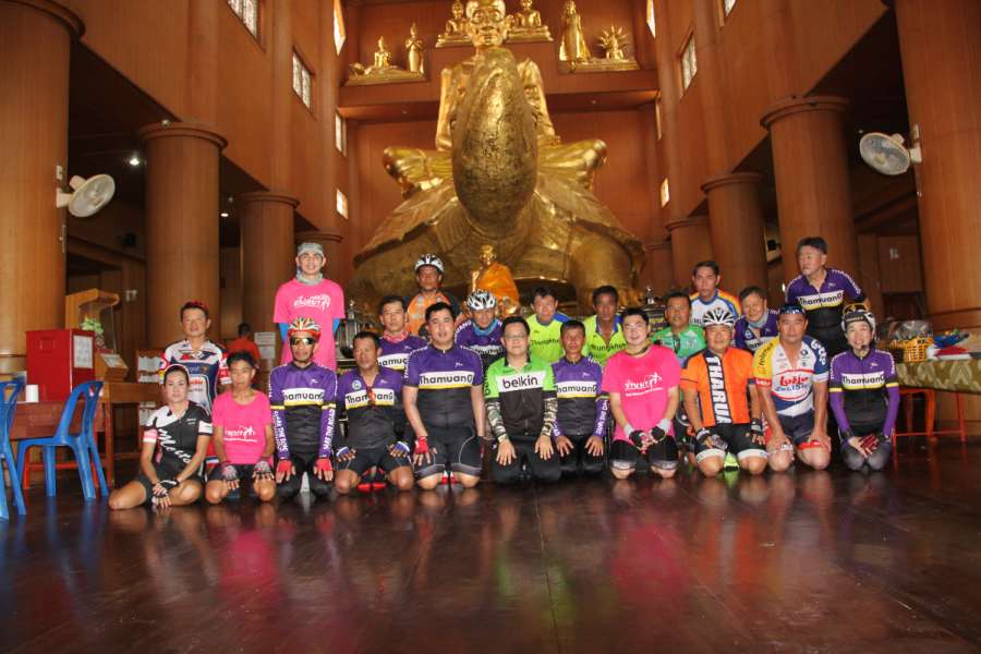 ขอพรหลวงปู่หลิวเส้นทางที่ปั่นผ่านในวันนี้