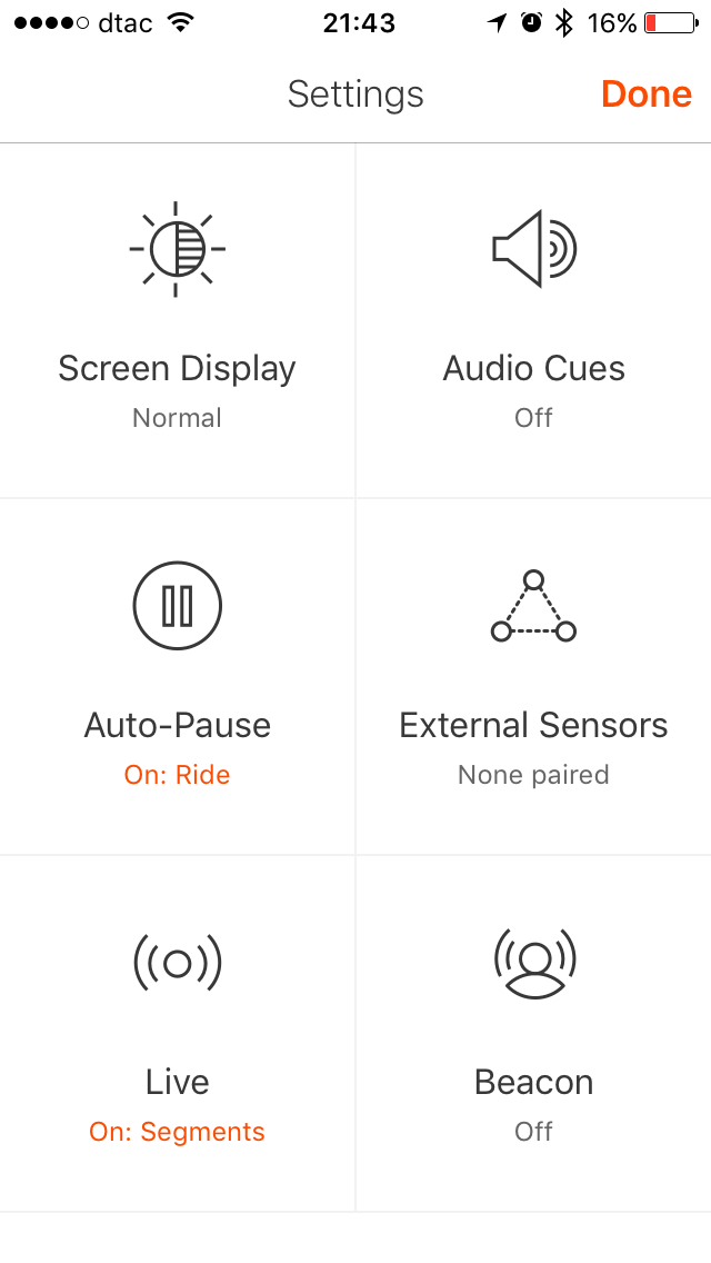 หน้าsettingกดหาexternal sensorใหม่(สายhrอันใหม่)