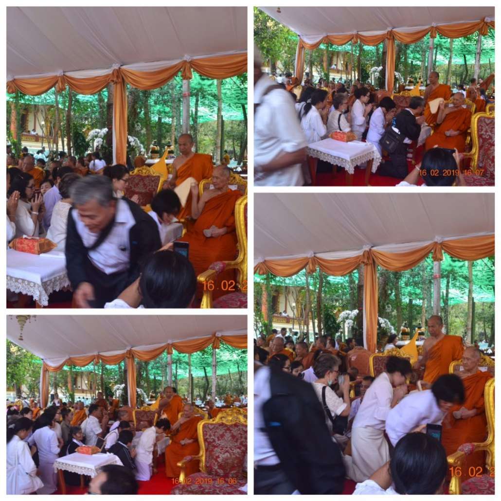 ได้กราบพระเถรานุเถระหลาย ๆ ระดับรวมทั้งระดับรองสมเด็จ เป็นโอกาสดีของคนบ้านนอกที่จะได้ทำบุญกับท่านเจ้าประคุณสมเด็จ เป็นความปลื้มปิตีของคนภาคเหนือกันครับ